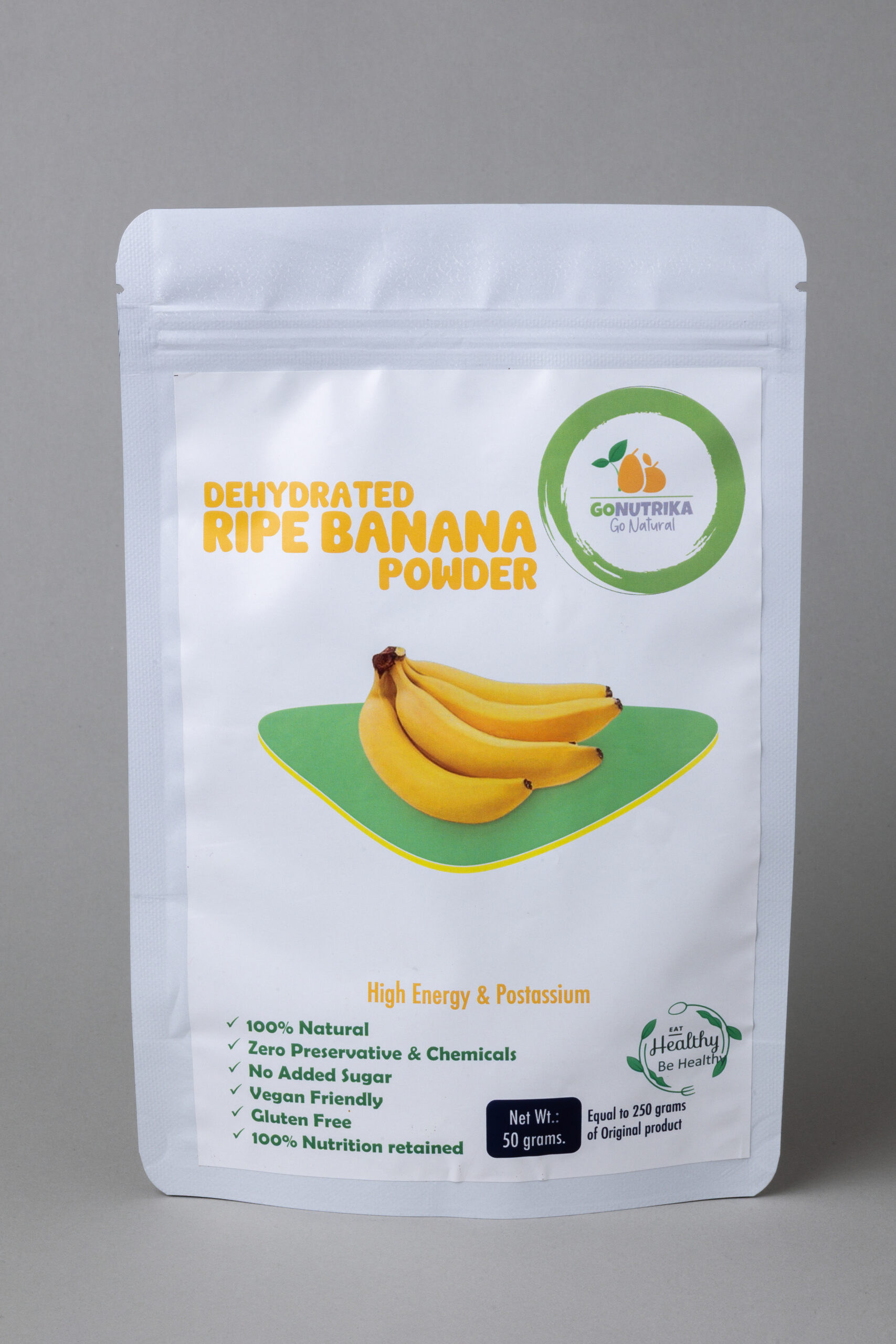 TWP_5189 Dehydrated Ripe Banana Powder (50 Grams) - Image 1