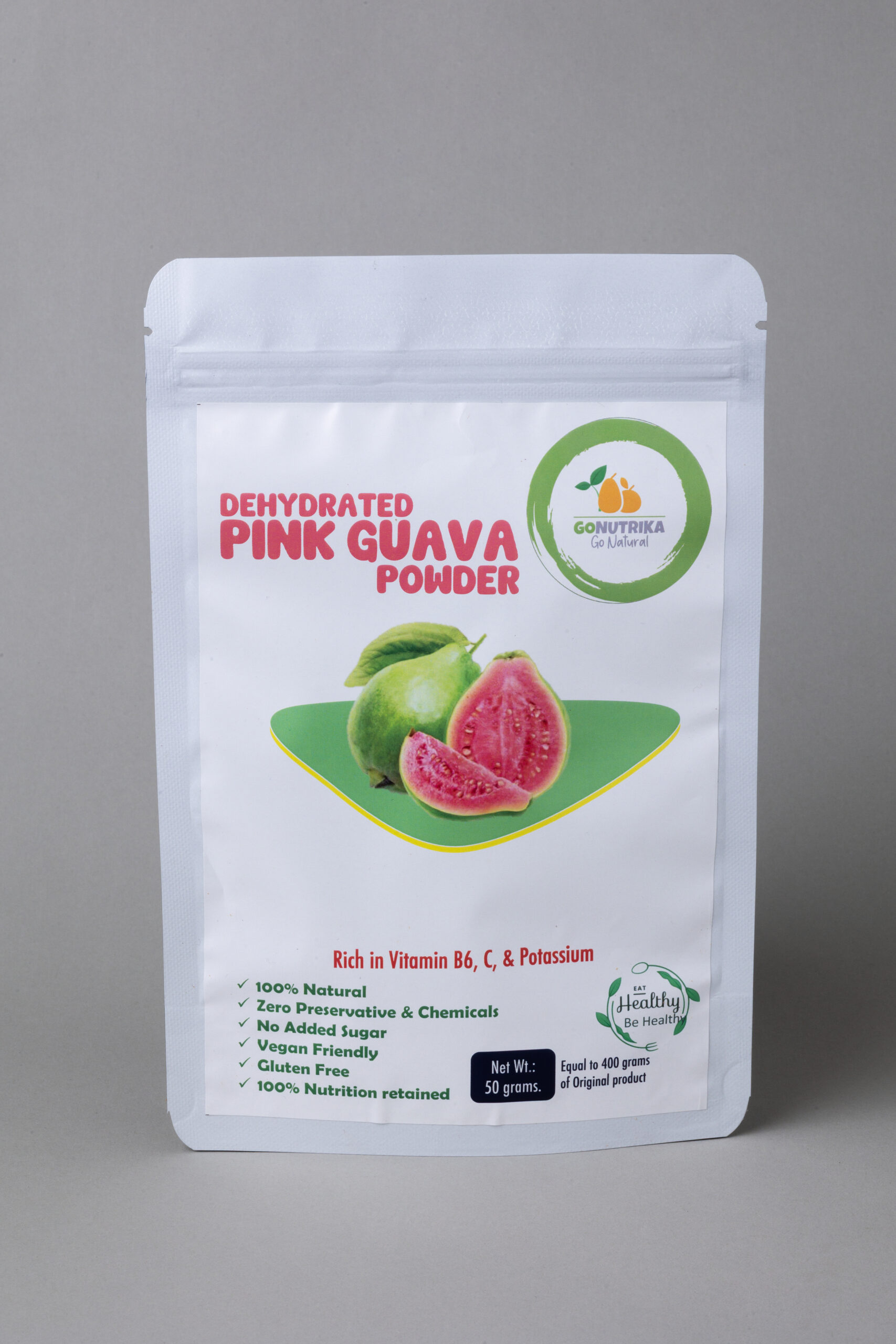TWP_5209 Dehydrated Pink Guava Powder (50 Grams) - Image 1