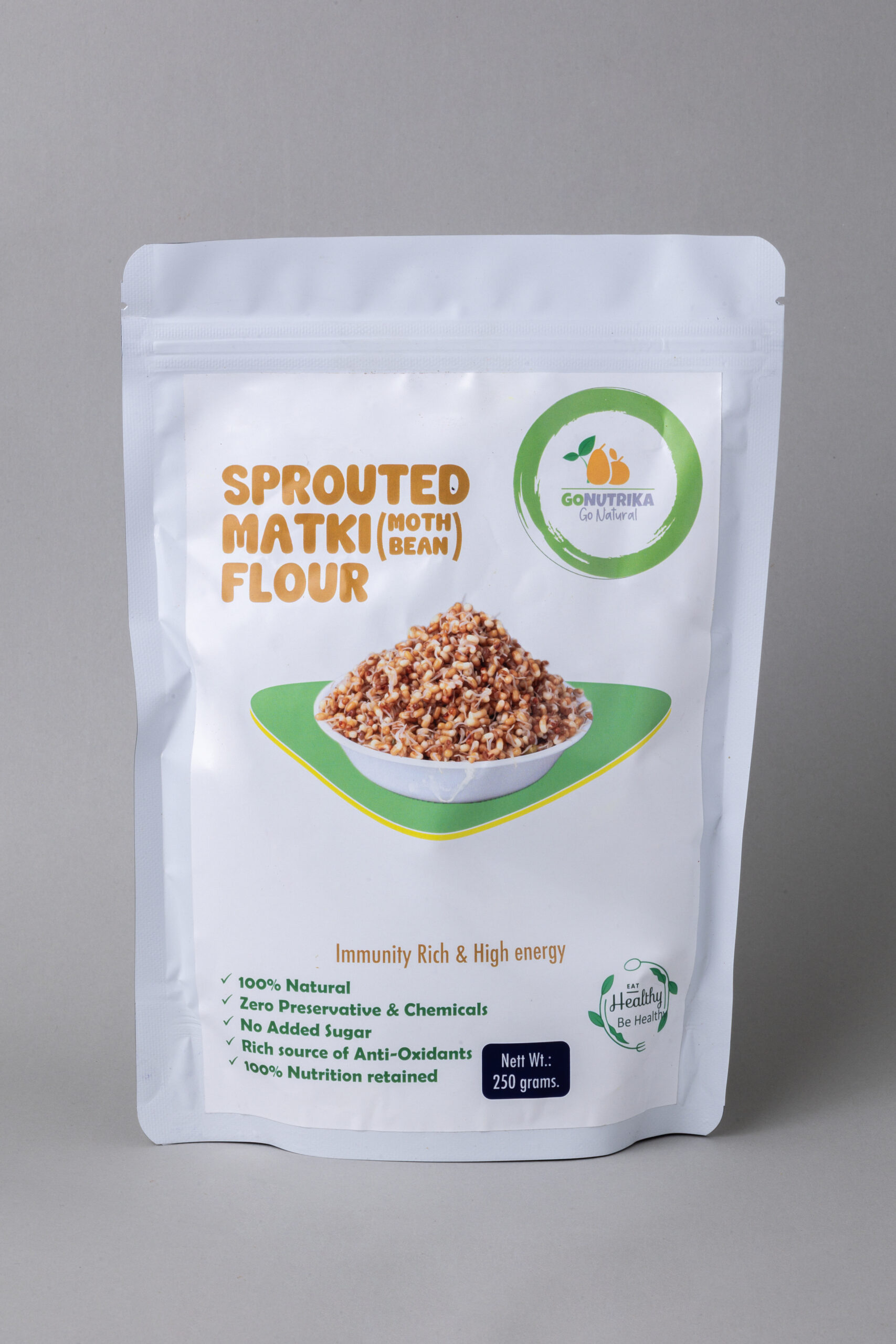 TWP_5863 Sprouted Matki (Moth Beans) Flour (250 grams) - Image 1