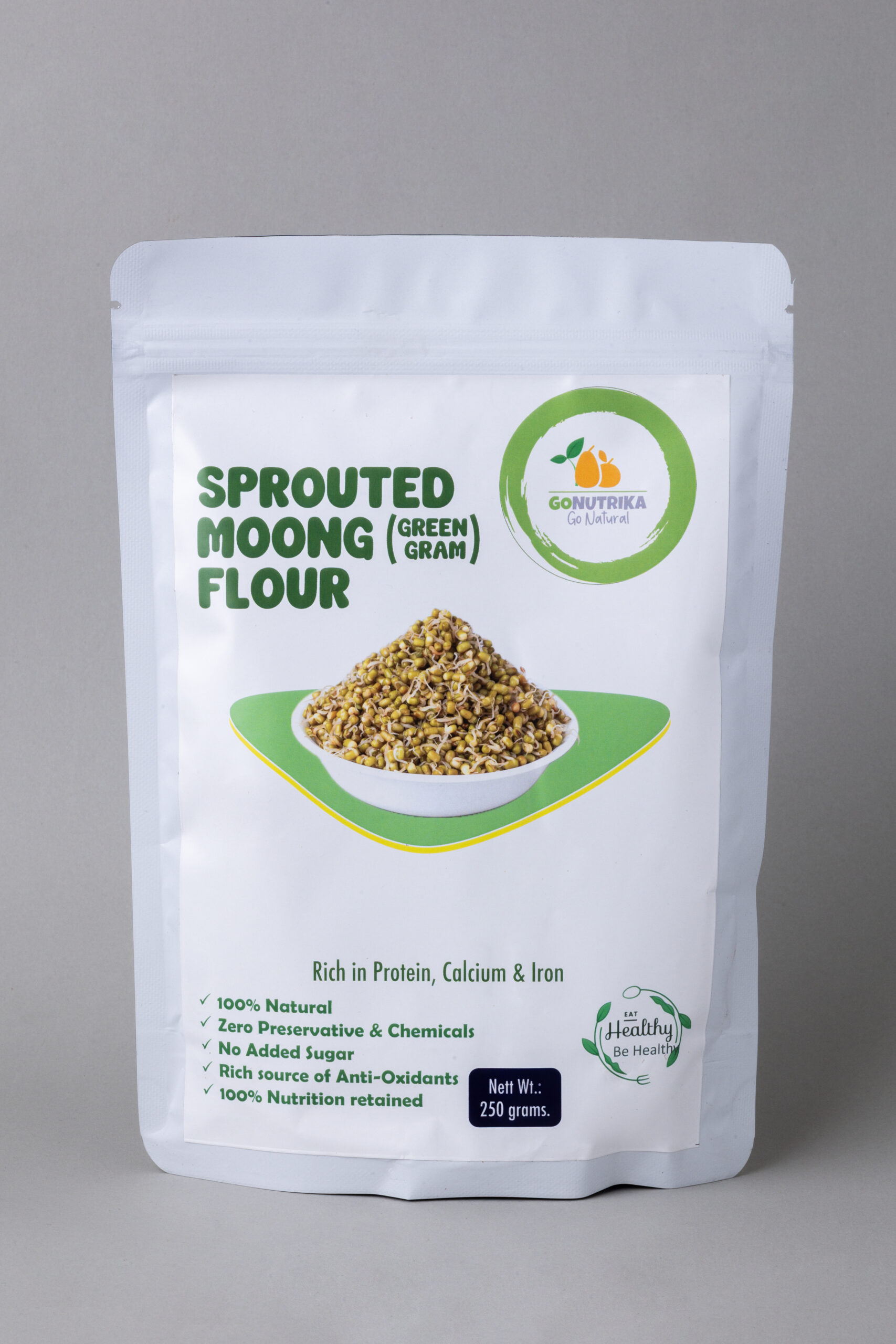 TWP_5869 Sprouted Moong (Green Gram) Flour (250 grams) - Image 1