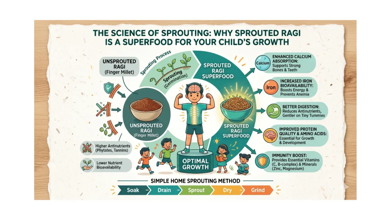 Sprouted Ragi for Kids: Benefits, Nutrition & Why It’s a Super food | GoNutrika