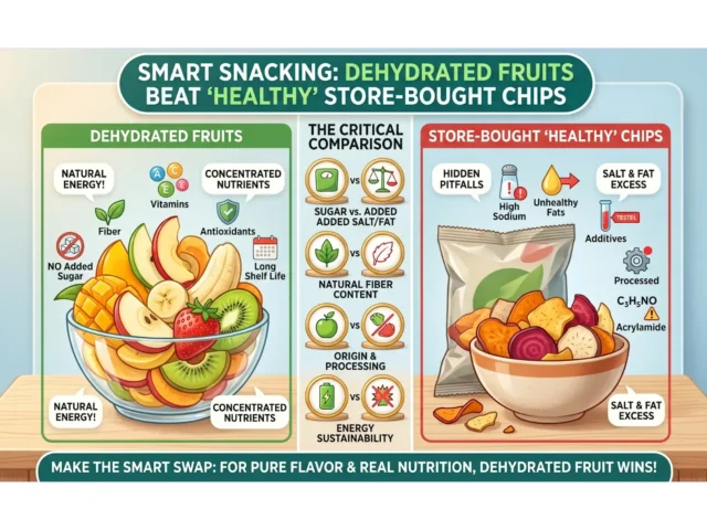 Dehydrated Fruits vs Chips: Healthy Snacking for Kids & Adults | GoNutrika